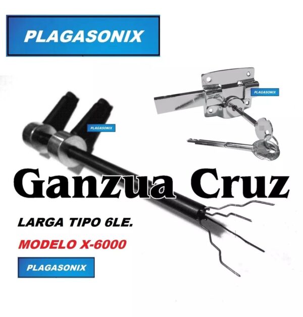 Ganzúa Profesional Cruz Larga 6le Plagasonix X-6000 Para Cerrajeria - Image 3