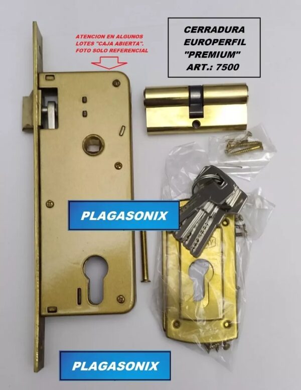 Cerradura Europerfil Especial Bronce Ar 7500 Completa - Image 6