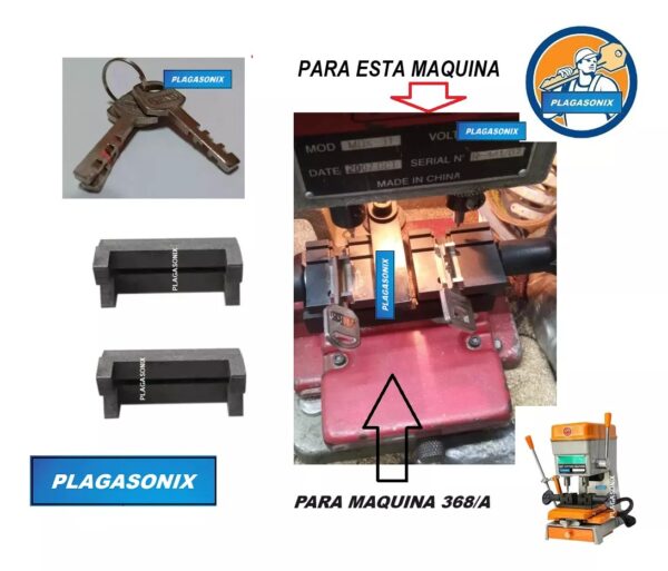 Kit 4 Adaptadores Tipo Bulit Para 368/a + 10 Llaves Abl-1 - Image 4