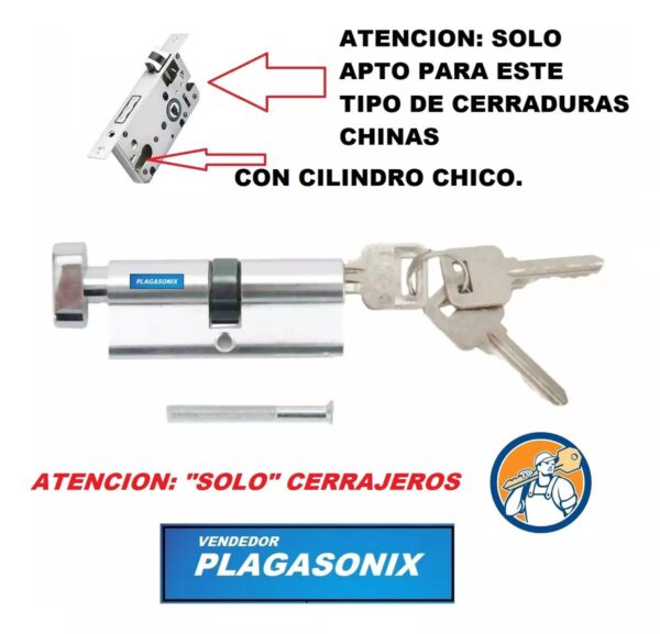 Cilindro Europerfil Fino Chino Especial Con Perilla Y Llave - Image 6