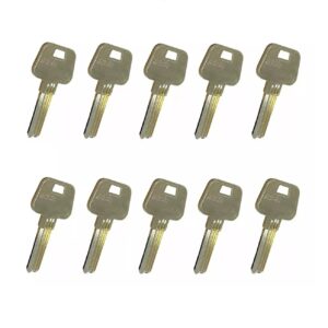 10 Llaves Virgenes Bronce Para Cilindros Kallay 2101