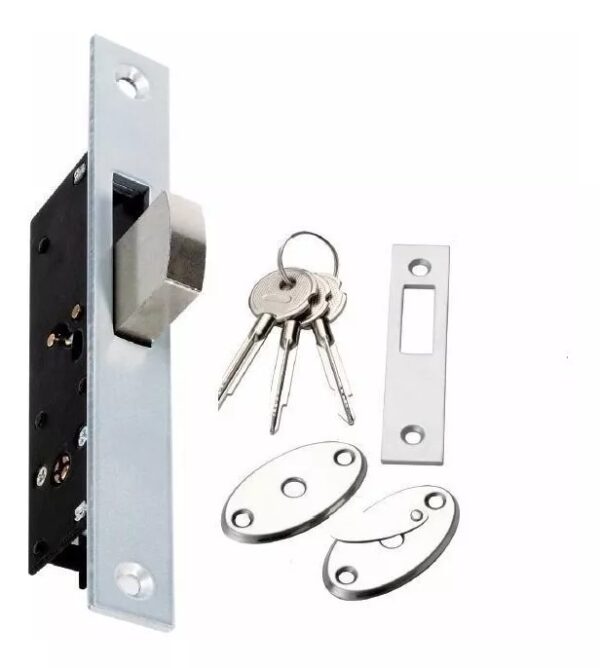 Cerrojo Cruz Angosto De Embutir Seguridad Art. Us-30c