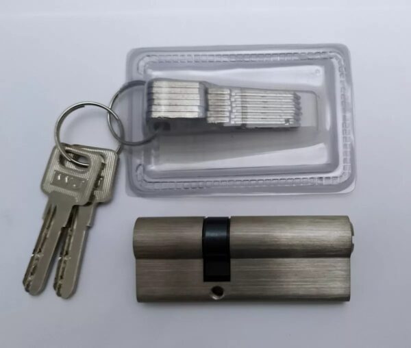 Cilindro Europerfil 80mm. Asimetrico 50/30 Leva  Llave Obra - Image 3