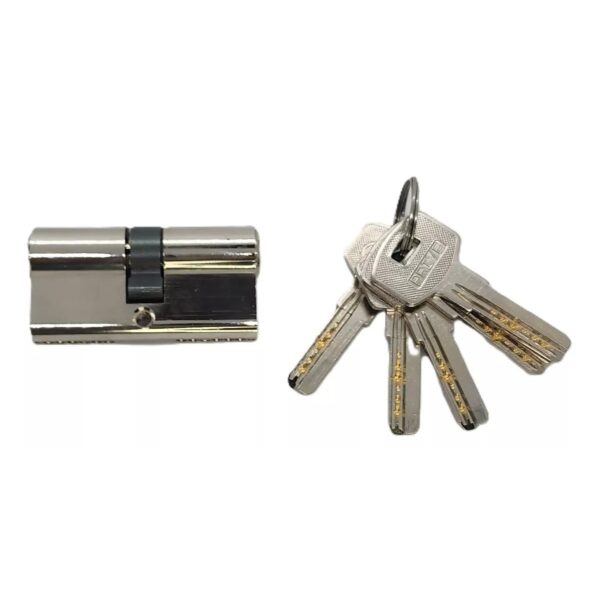 Cilindro Europerfil 60mm Simetrico Leva Multipunto 5 Llaves