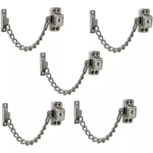 Cadena Puerta Cerradura Llaves P-7000/n Liviana 5 Hermanadas