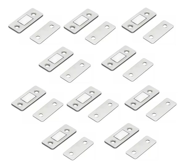 Reten Magnetico Muebles Alacenas Metalico Chato-500 X 10unid
