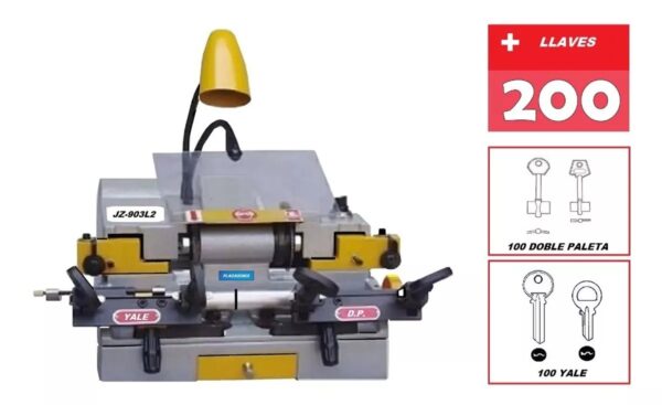 Duplicadora Copiadora Llaves Jz-903/l2 Mas 200 Llaves Virgen - Image 4