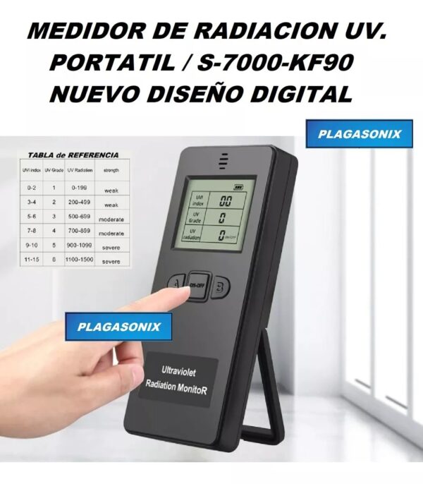 Medidor Radiacion Uv Solar Portatil S-7000 Rad. Ultravioleta - Image 8