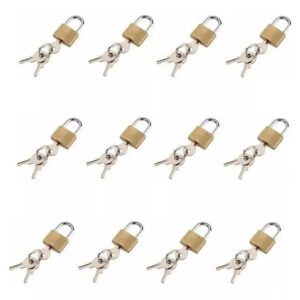 Candados De Bronce 20mm Mayorista 12 Unidades Livianos Yale