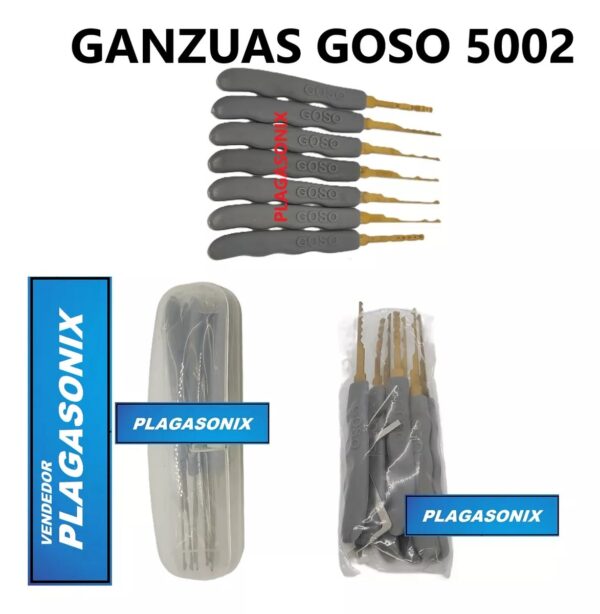 Juego De Ganzúas Profesional Goso Art 5002 Acero Titanio - Image 3