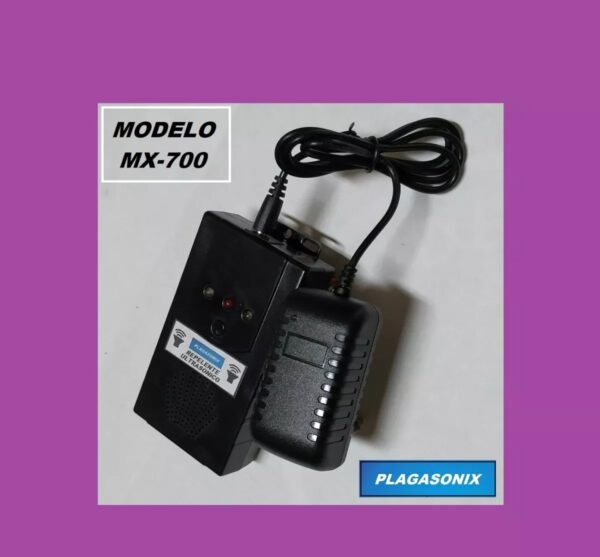 Erradicador Ultrasonico Cucarachas Mx-700 Dual Pilas / 220v. Plagasonix - Image 2