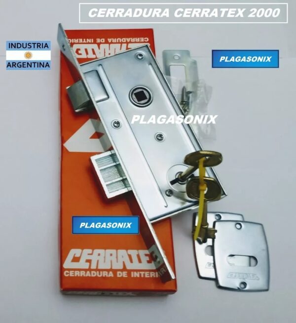 Cerradura Cerratex 2000 Mas 1 Cerrojo 650 Hermanados - Image 4