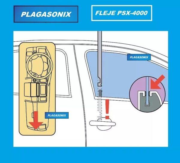 Fleje Para Apertura Automotor Auto Ganzua Cerrajero Psx-4000 - Image 4