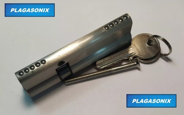 Cilindro Europerfil 90mm Asimetrico 30/60 Leva 3 Llaves Yale - Image 5