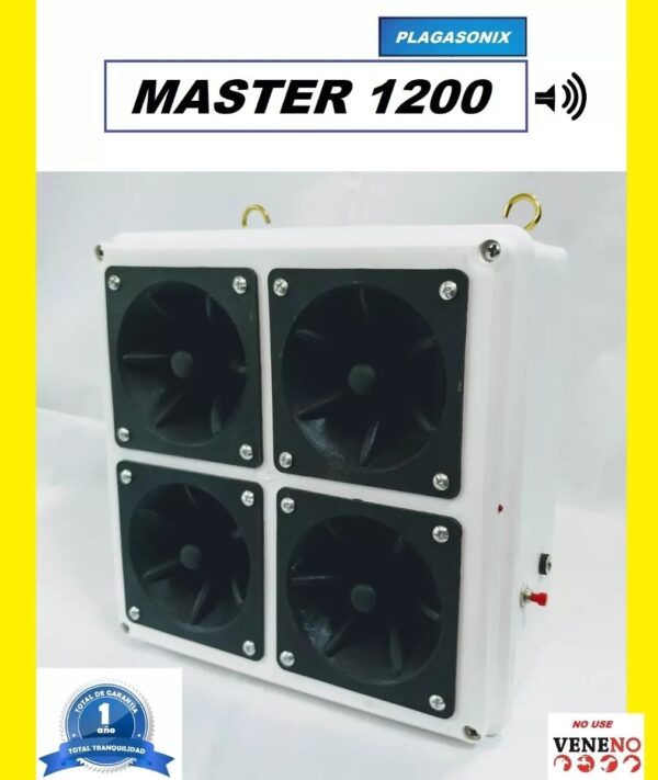 Erradicador Ultrasonico Industrial Roedores, ratas, alacranes Master 1200 - Image 4