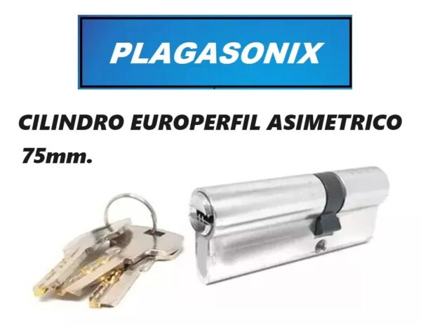 Cilindro Europerfil 75mm Asimetrico Leva Computado Premium - Image 3