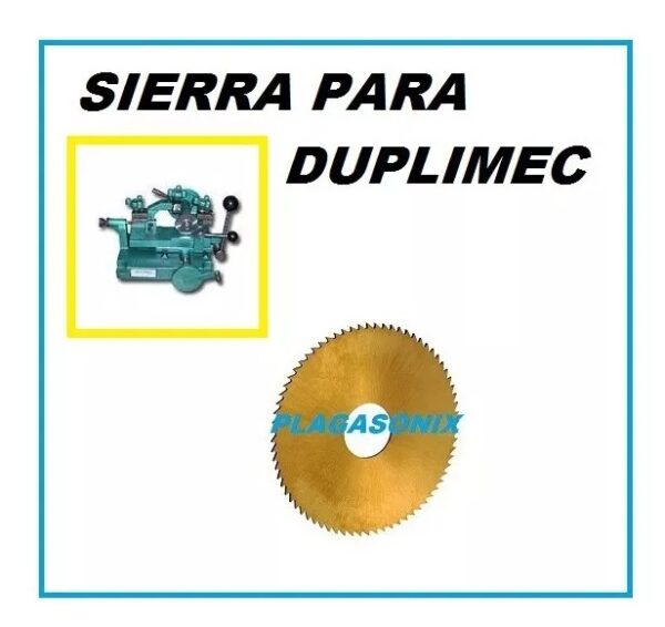 Sierras Duplicadora Llaves Duplimec Doble Paleta Kit 5 Unid. - Image 2