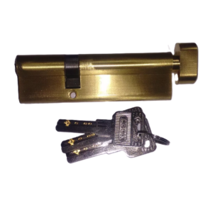 Cilindro Europerfil 100mm Asimetrico 3 Llaves Computado Perilla