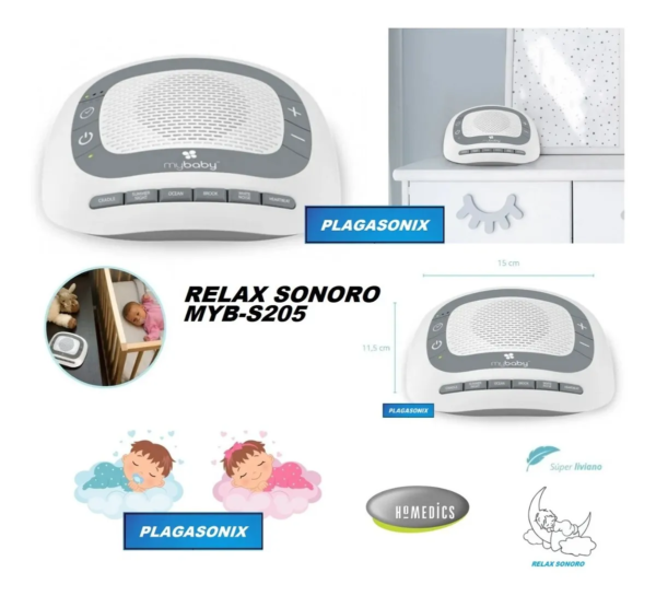 Equipo Spa Relax Sonoro Para Bebes y Niños Mybaby S-205 - Image 5