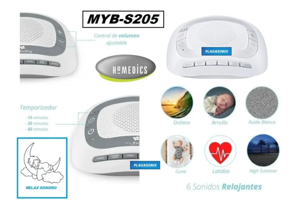 Equipo Spa Relax Sonoro Para Bebes y Niños Mybaby S-205 - Image 4