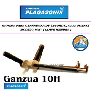 GANZUA PARA CERRADURA TESORITO, CAJA FUERTE. ART.: 10H {LLAVE HEMBRA.}