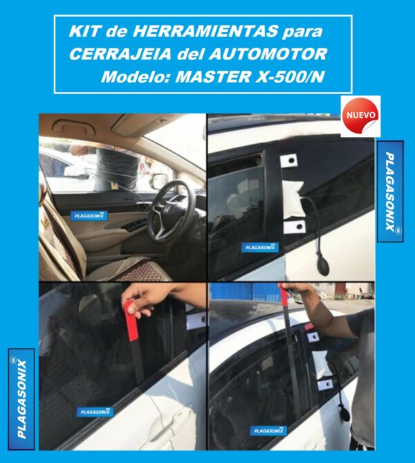 Kit de herramientas cerrajería del automotor MASTER X-500/N - Image 4