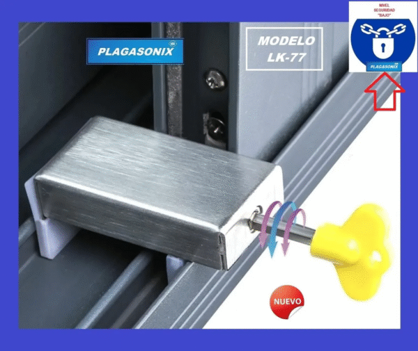 Traba Puerta Ventana Corrediza A Tornillo Lk-700 Acero Inoxidable Acero Inoxidable - Image 6