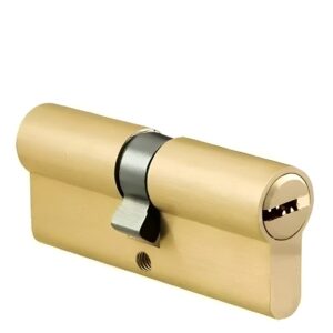 Cilindro Europerfil 100mm 50/50 Simetrico Leva Multipunto Dorado