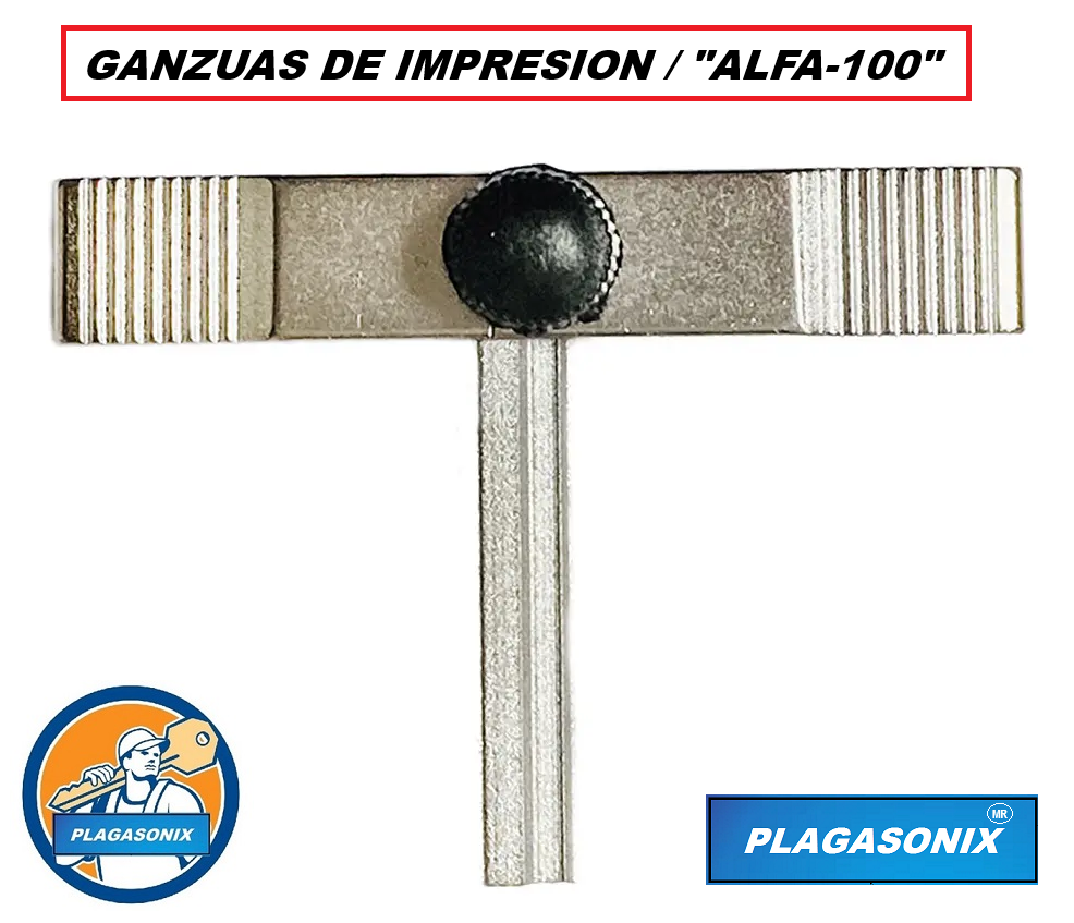 GANZUA DE IMPRESIÓN MULTIPUNTO ALFA-100 CERRAJERIA PROFESIONAL - Image 3