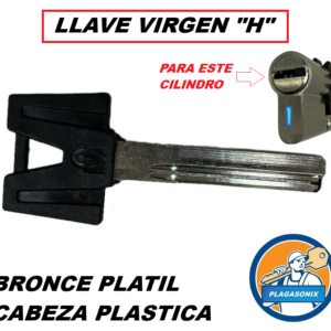LLAVE VIRGEN "H" MULTIPUNTO POR 5 UNIDADES PARA CILINDRO CORONA 80MM.