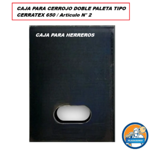 CAJA PARA SOLDAR EN REJA PARA CERROJO D/P TIPO CERRATEX 650/652 (CAJA 02)