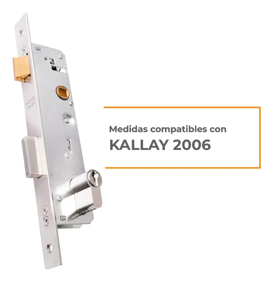 CERRADURA ANGOSTA EUROPERFIL COMPATIBLE CON KALLAY 2006 ART PSX-51 - Imagen 4