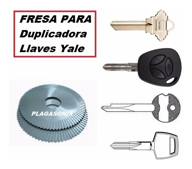 Fresa Duplicadora Yale Duplimec A/rap. Art. 600 Plagasonix - Imagen 4