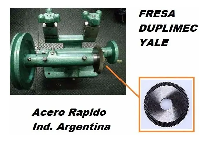 Fresa Duplicadora Yale Duplimec A/rap. Art. 600 Plagasonix - Imagen 2