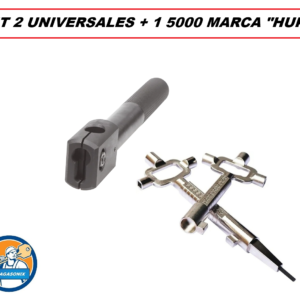 KIT 1 ROMPE CILINDROS EUROPERFIL 5000 + 2 HERRAMIENTAS UNIVERSALES "HUK"